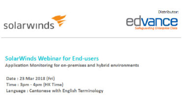 SolarWinds Webinar for End-users: Application Monitoring for on-premises and hybrid environments
